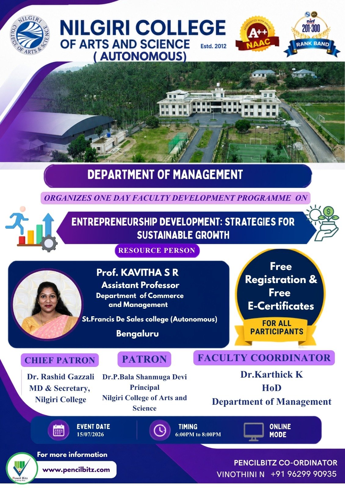 Nilgiri College Of Arts And Science